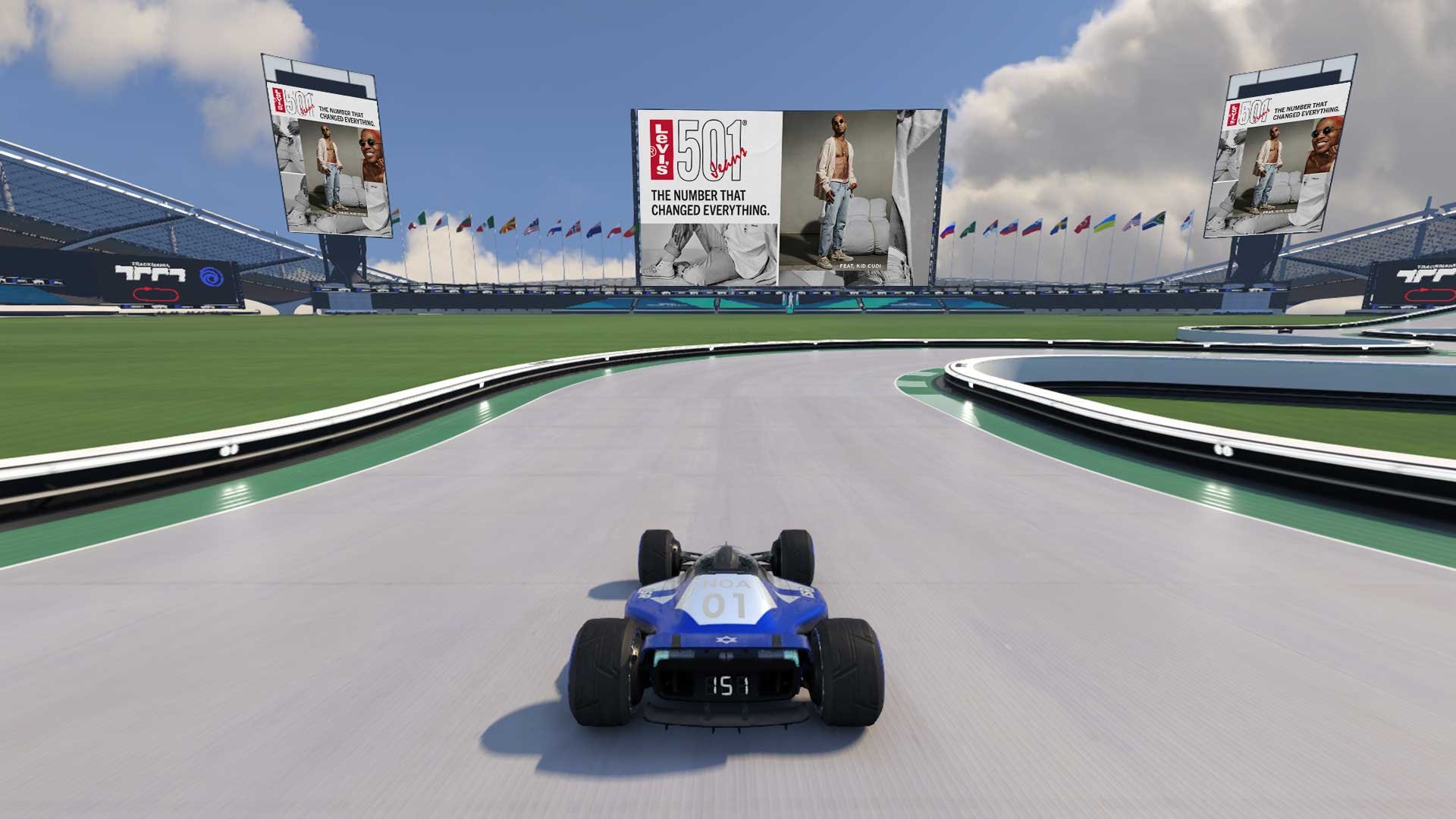 Levi’s IIGA campaign in Ubisoft’s Trackmania