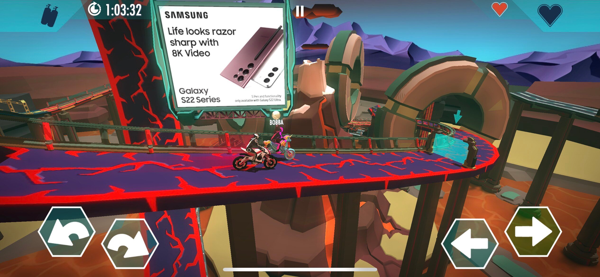 Samsung IIGA campaign in Gravity Rider