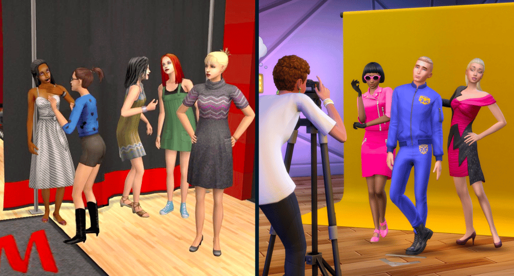The Sims Mobile Moschino Runway Collection! 